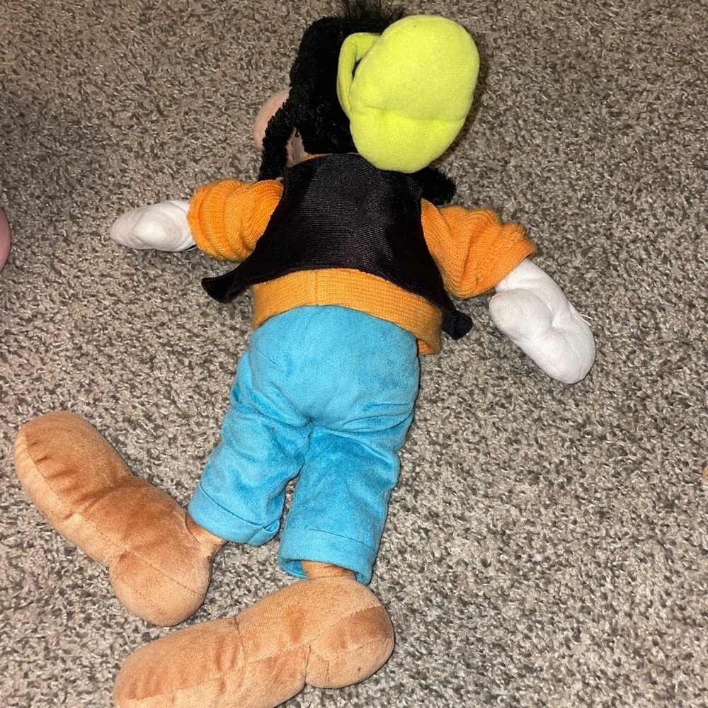 Disney Goofy Plush with Blue and Tan Outfit - Picture 3 of 6